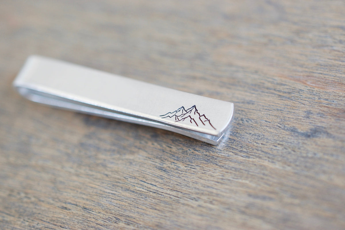 Mountain Tie Clip 