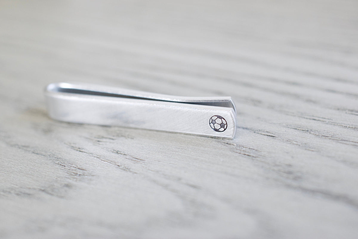 Soccer Ball Tie Clip 