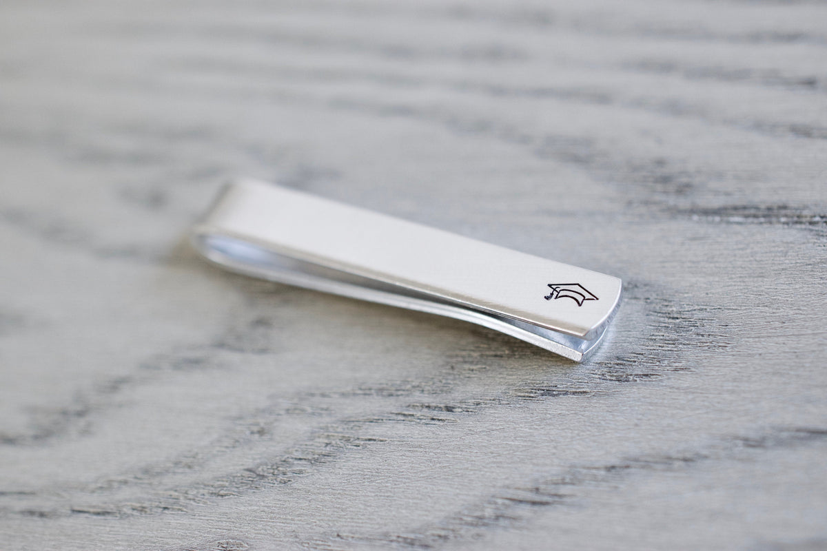 Graduation Cap Tie Clip 