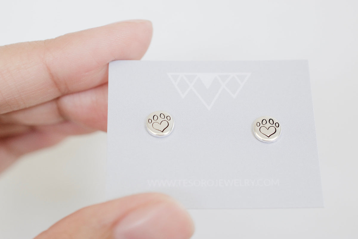 Pawprint Earrings 