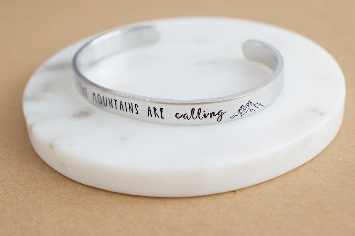 The Mountains are Calling Bracelet 