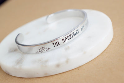 The Mountains are Calling Bracelet