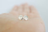 Donut Earrings - Sterling Doughnut Stud Earrings