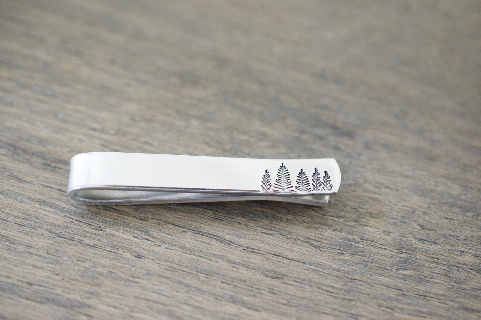 Forest Tie Clip - Tree Tie Clip - Gift for Him