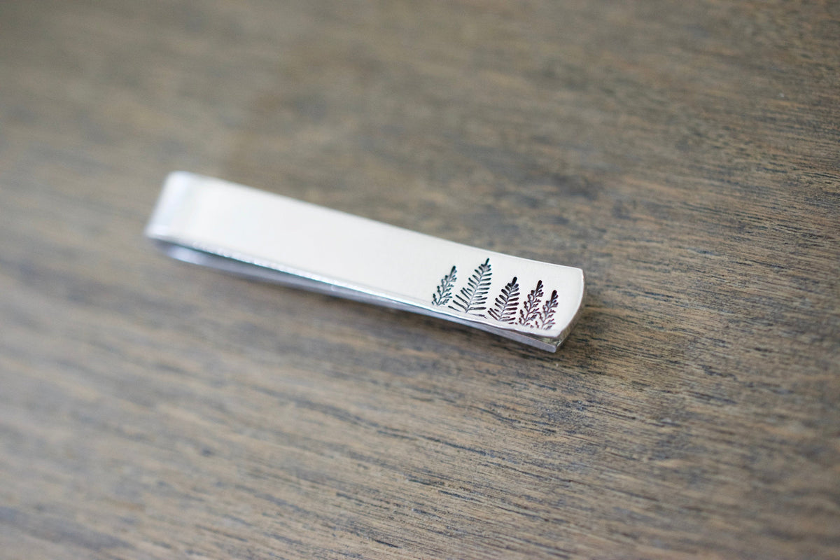 Forest Tie Clip - Tree Tie Clip - Gift for Him