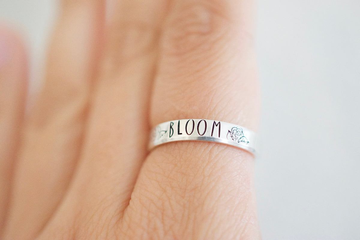 Bloom Ring - Sterling Silver Ring - Floral Ring - Gift for Her