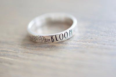 Bloom Ring - Sterling Silver Ring - Floral Ring - Gift for Her