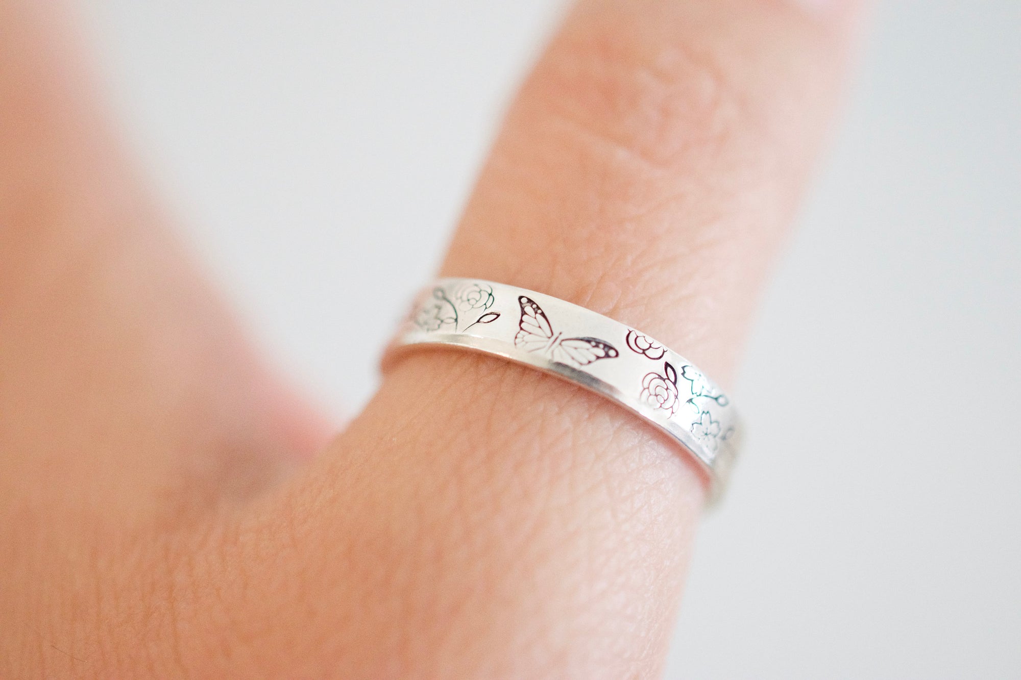 Butterfly Ring - Sterling Silver Ring - Gifts for Her