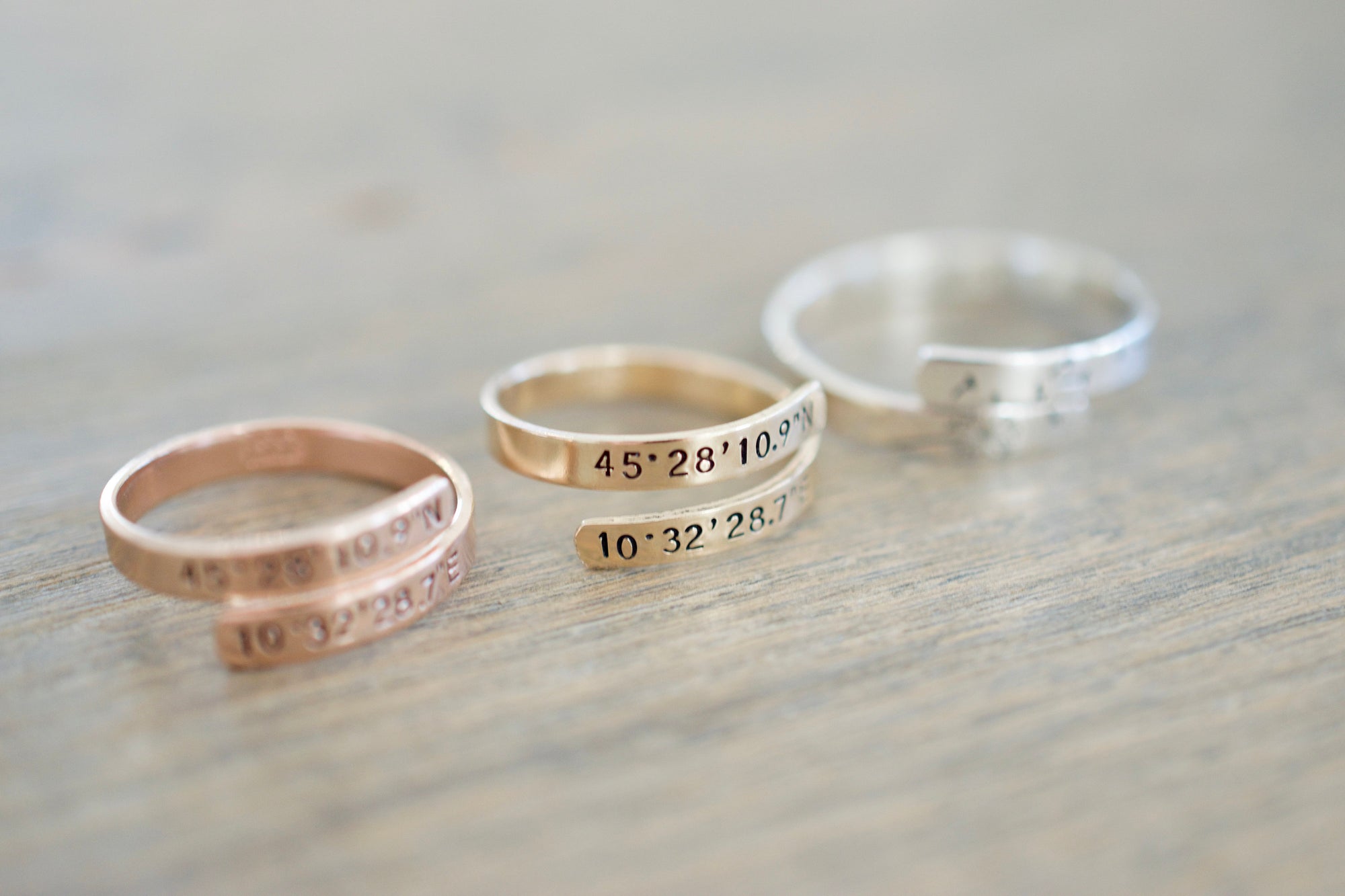 Mountain Wrap Ring - Sterling Silver Ring - Moon and Stars Ring