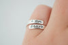 I am Brave Wrap Ring - Sterling Silver Ring