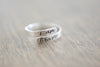 I am Brave Wrap Ring - Sterling Silver Ring