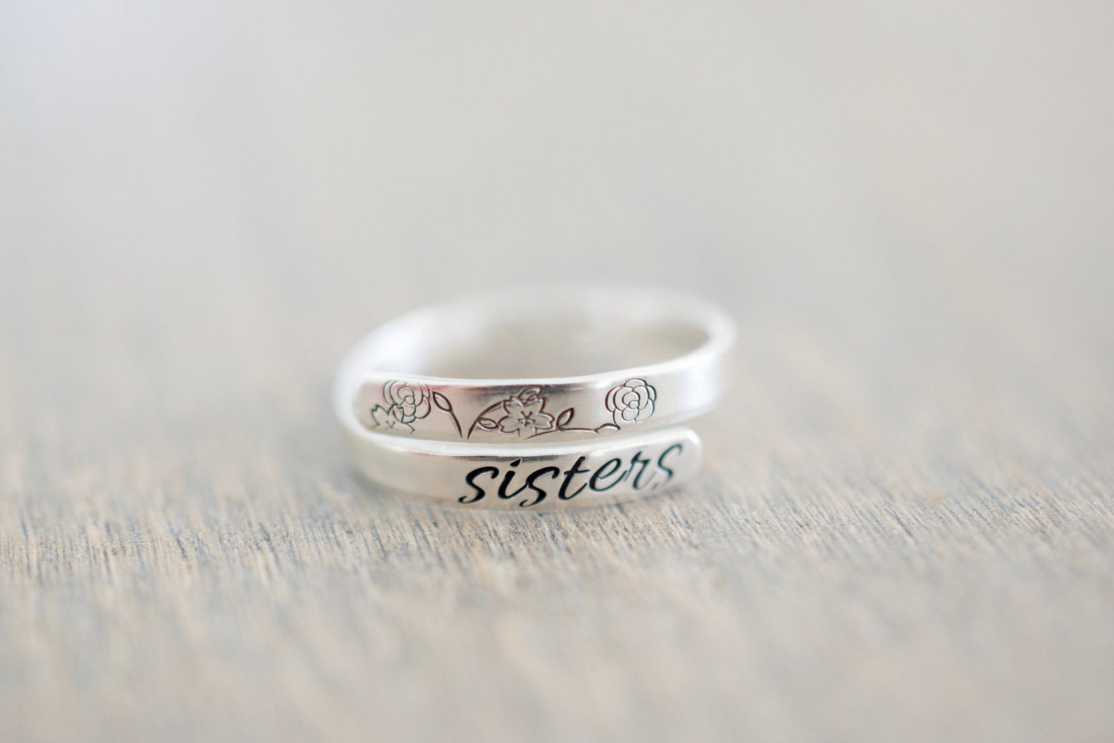 Sisters Wrap Ring - Sterling Silver Ring