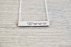 Butterfly Mama Bar Necklace - Custom Bar Necklace - Gift for Mom, Her, Grandma