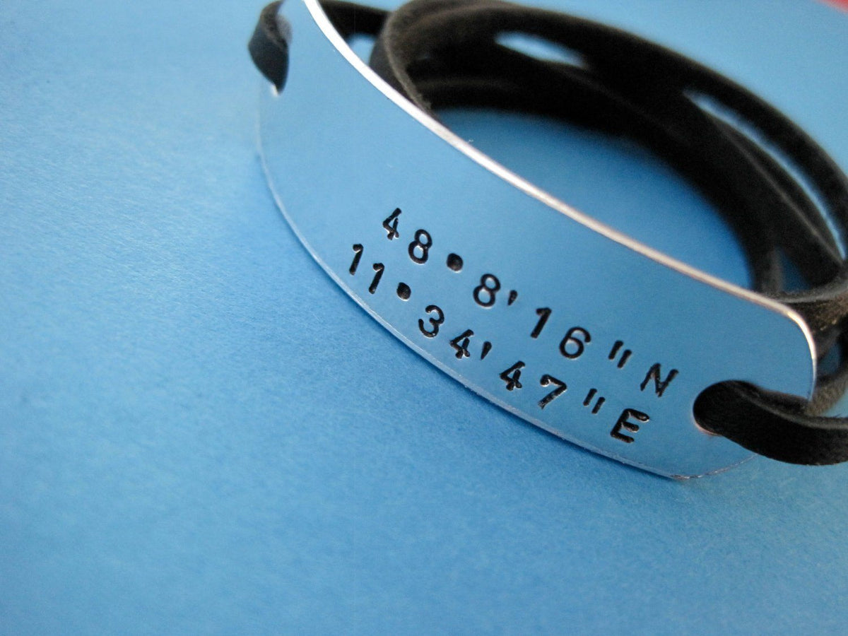 Latitude &amp; Longitude Bracelet 