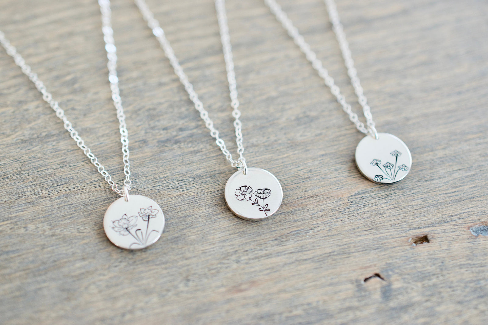 Cosmos Necklace - Birthmonth Flower - October Jewelry - Cosmos Charm