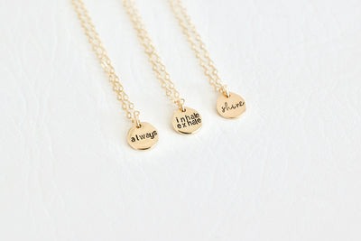 Personalized Necklace - Jewelry for Mom - Custom Charm Necklace