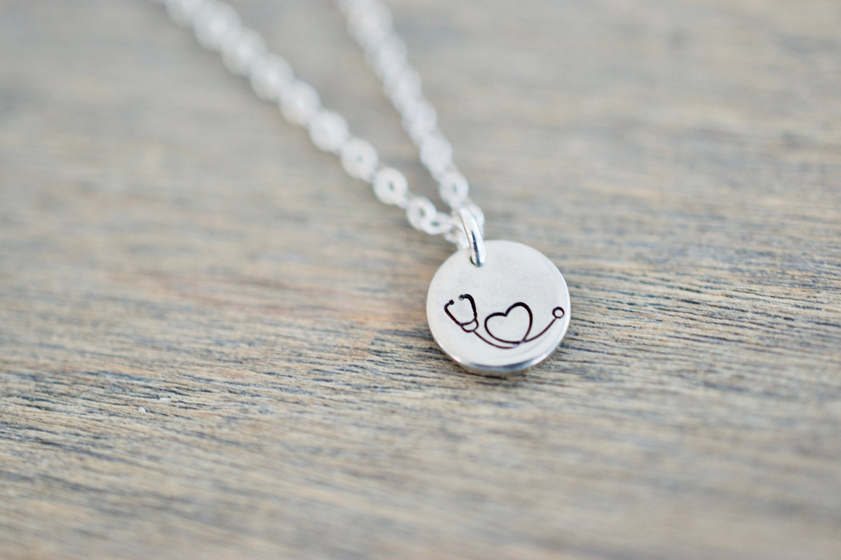 Stethoscope Necklace - Nurse Jewelry