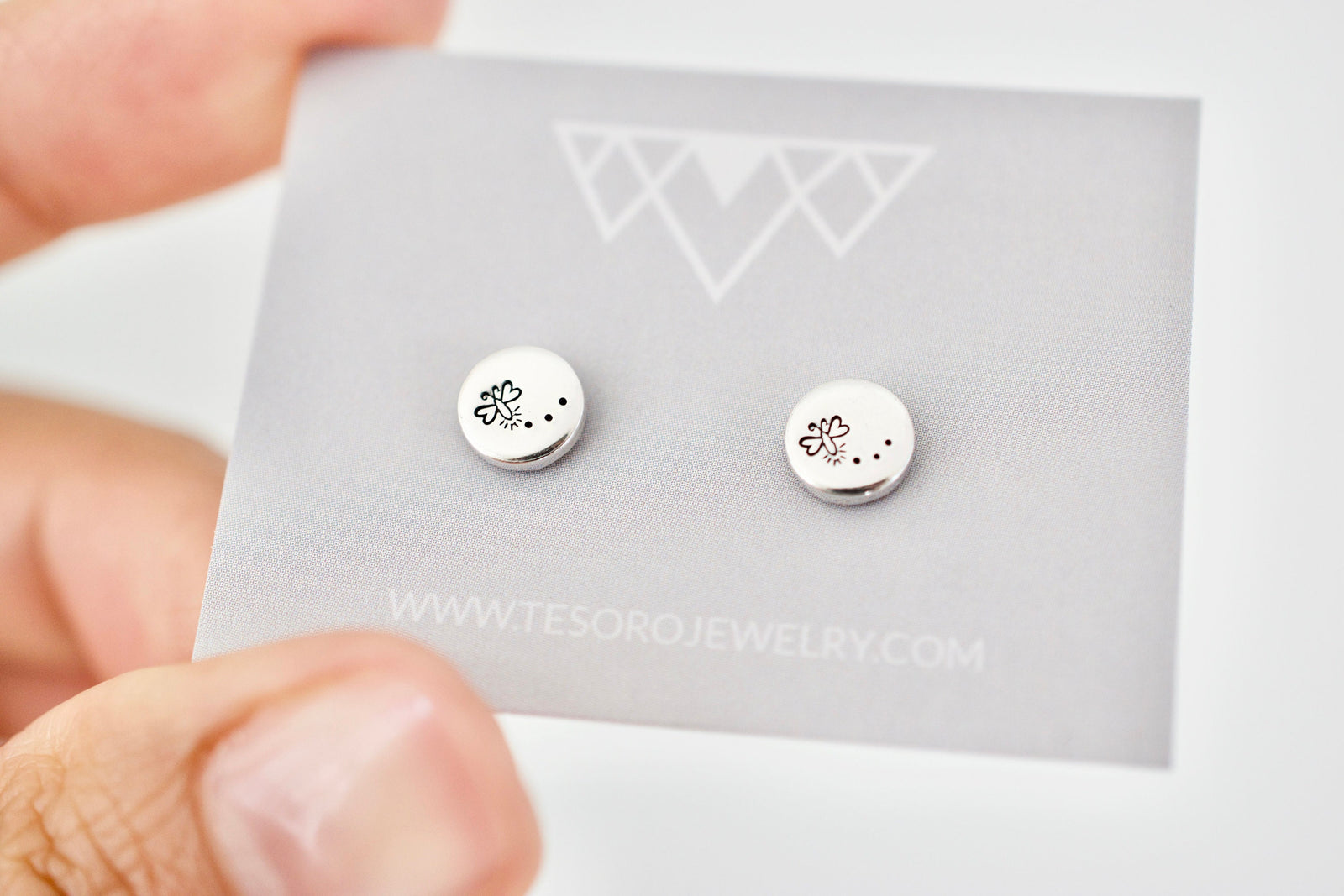 Firefly Earrings - Sterling Earrings - Gift for her