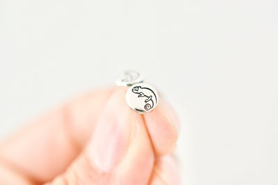 Chameleon Earrings - Sterling Earrings - Adapt Symbol