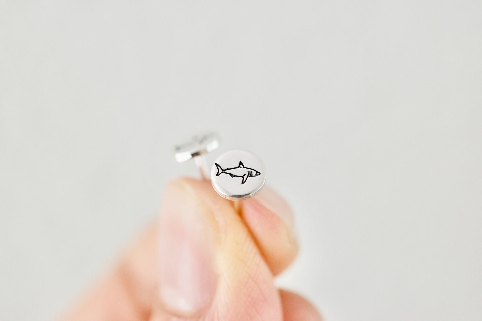 Shark Earrings - Sterling Earrings