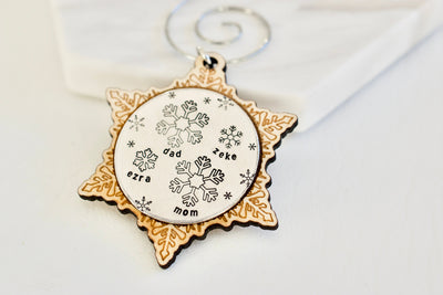 Snowflake Family Ornament - 2021