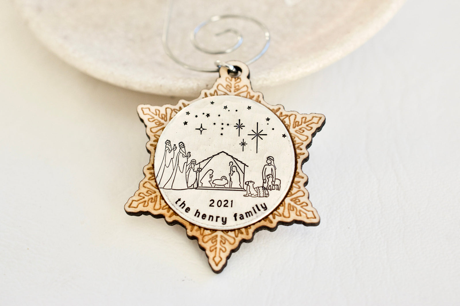 Nativity Family Ornament - 2021