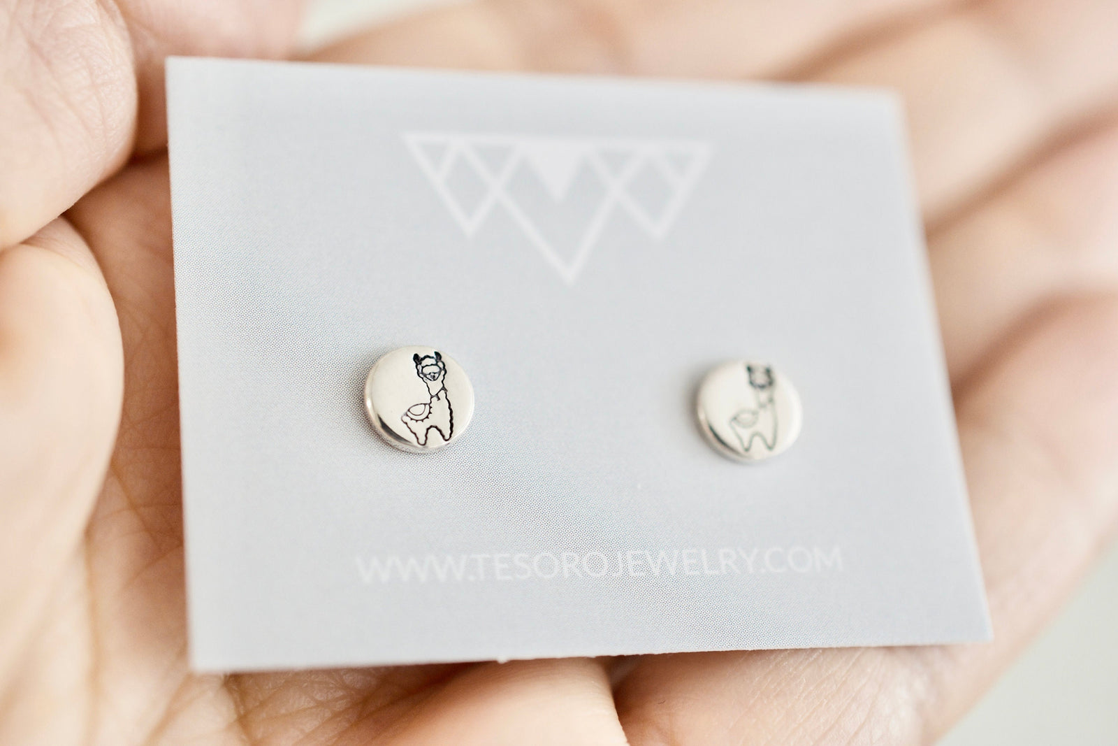 Llama Earrings - Sterling Earrings