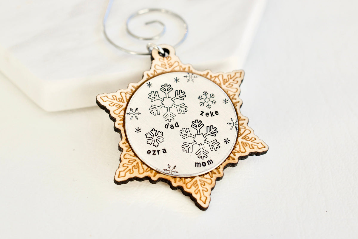 Snowflake Family Ornament - 2021