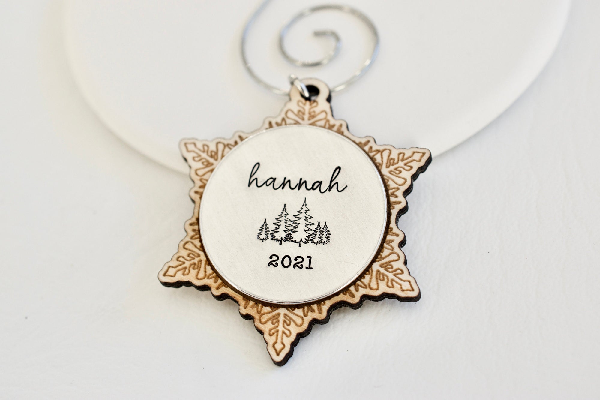 Name Ornament - Christmas Tree Ornament