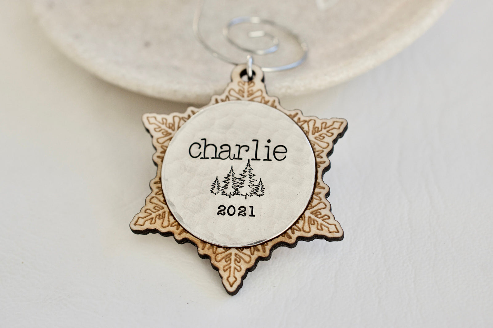 Name Ornament - Christmas Tree Ornament