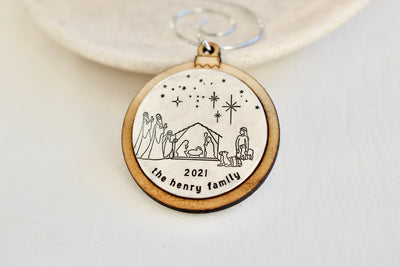 Nativity Family Ornament - 2021