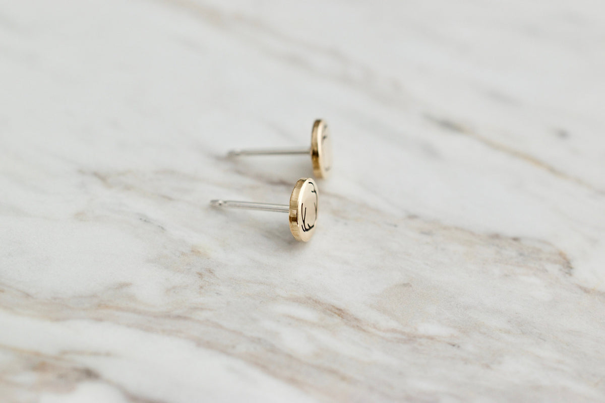 World Earrings - Gold Earth Earrings