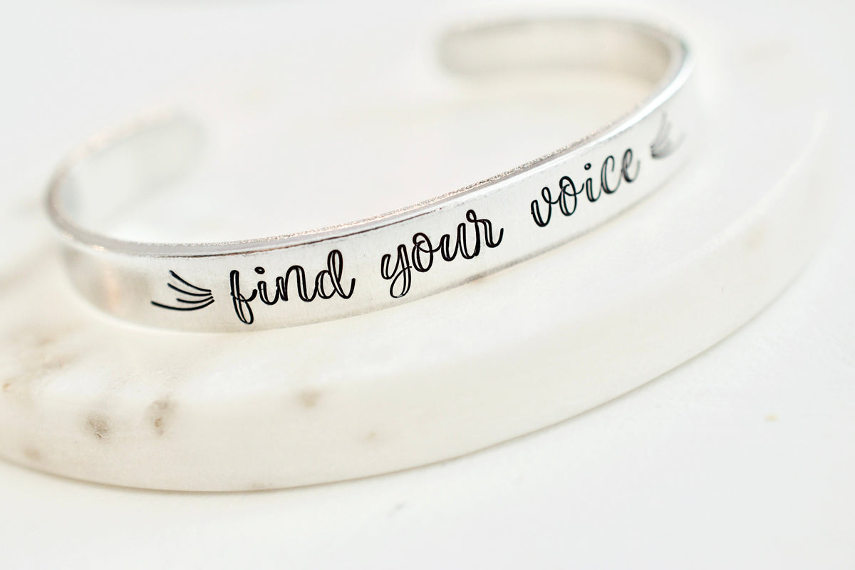 Find your Voice Bracelet - 1/4 inch