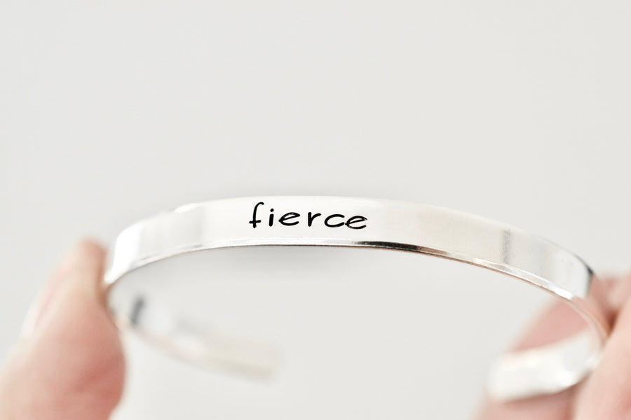 Fierce Bracelet - Gift for Her - 1/5 inch