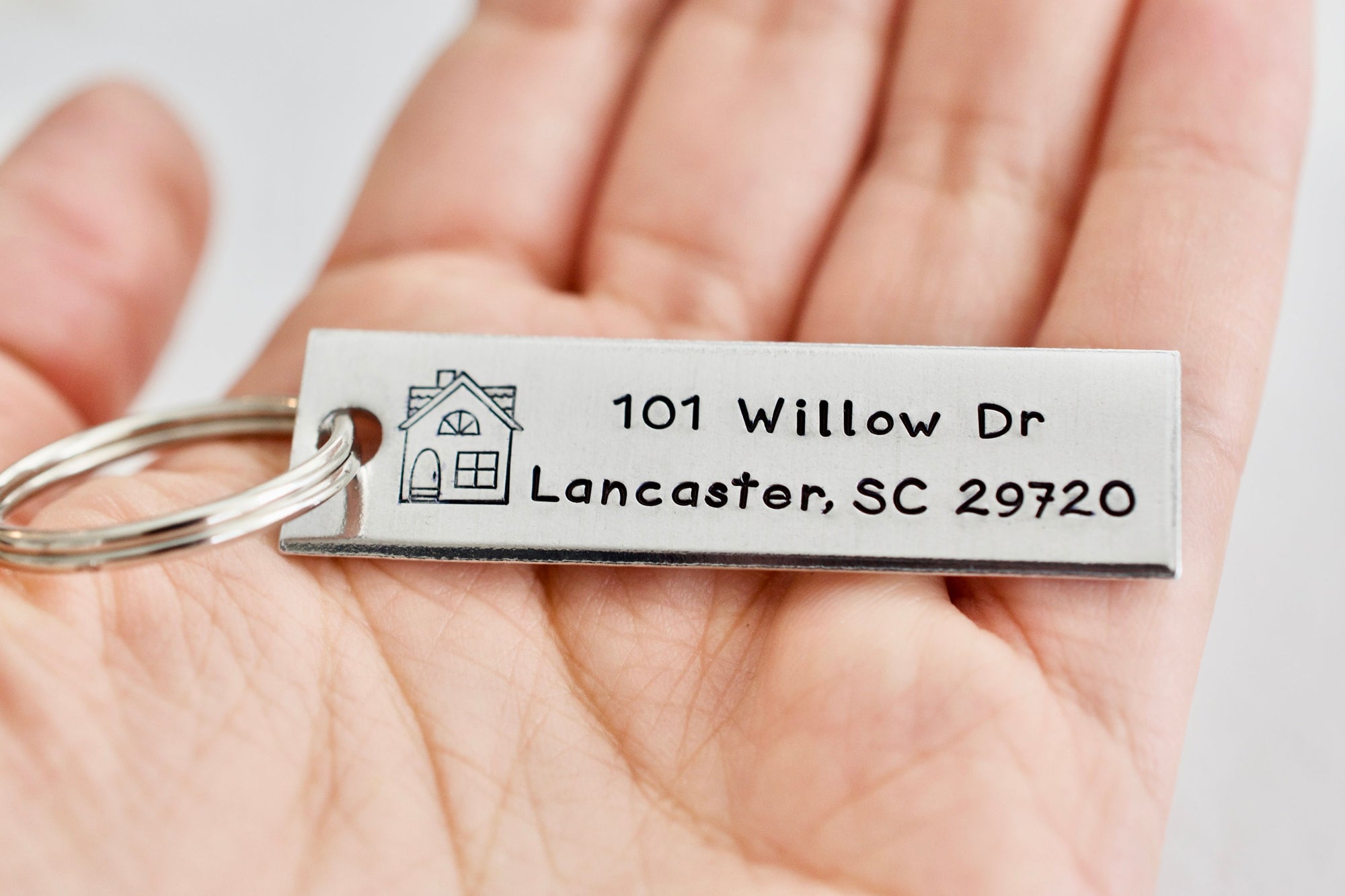 Address Keychain - House Keychain