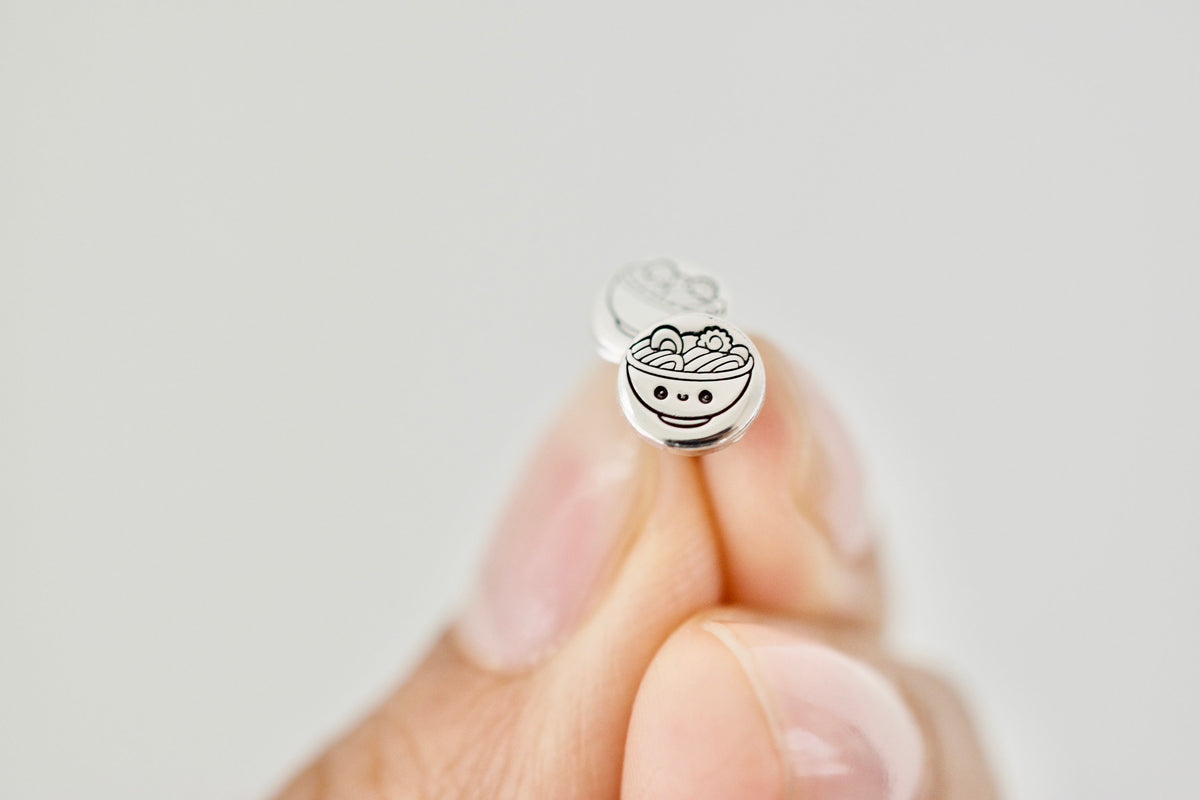 Ramen Earrings - Kawaii Noodle Soup Earrings - Food Earrings