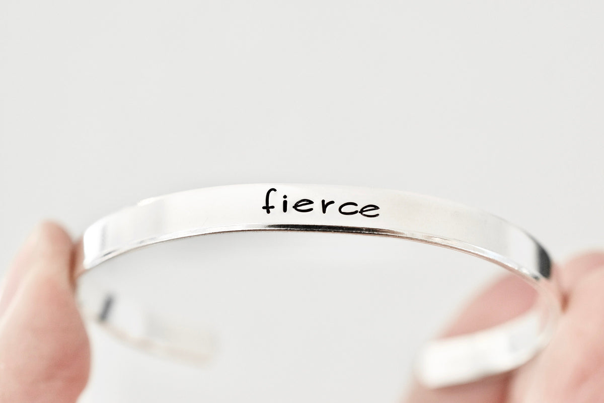 Fierce Bracelet - Gift for Her - 1/5 inch