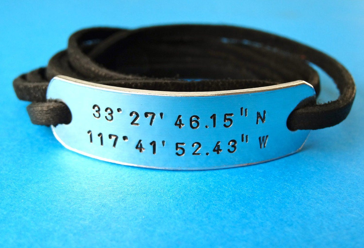 Coordinates Bracelet 