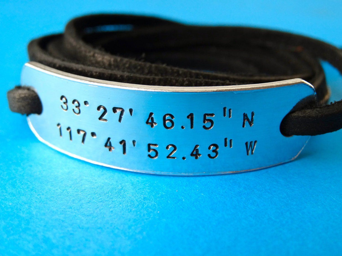 Coordinates Bracelet 