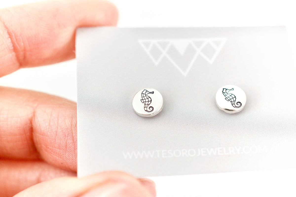 Seahorse Earrings - Ocean Jewelry