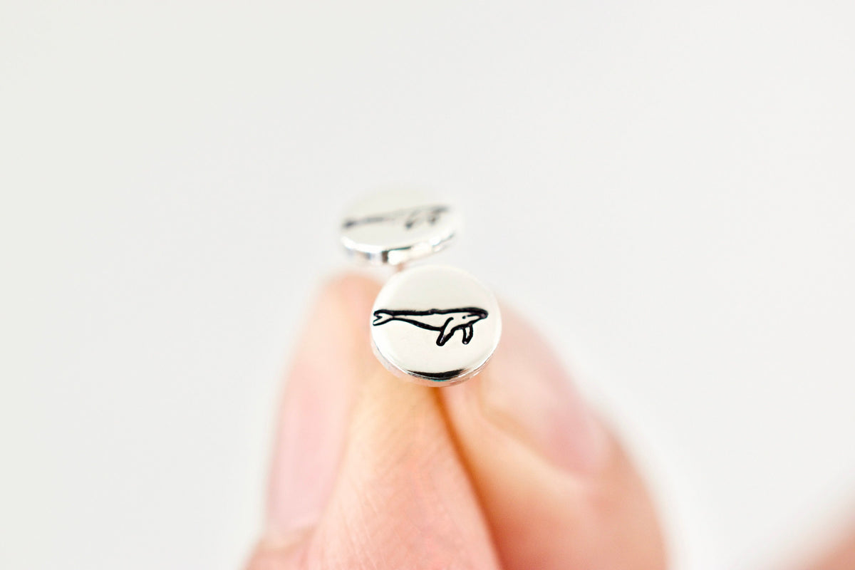 Humpback Whale Earrings