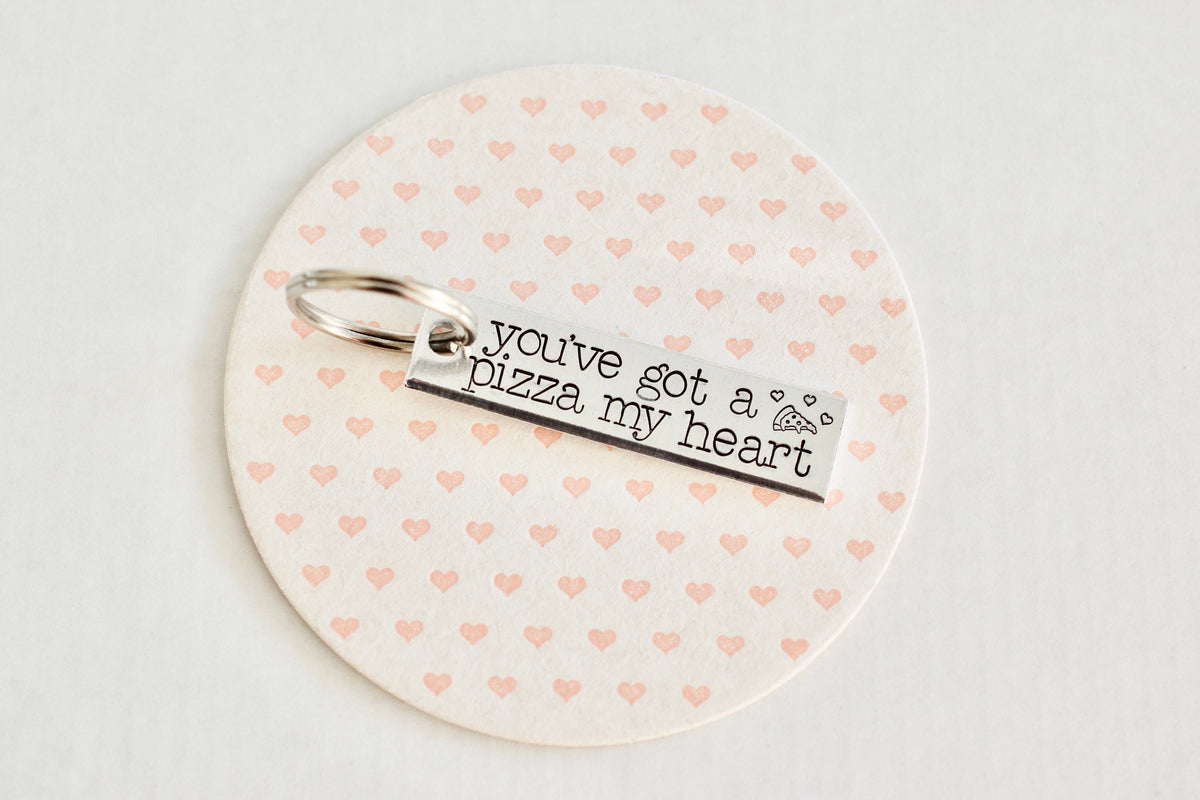 You&#39;ve got a pizza my heart Keychain