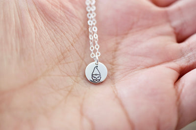 Gnome Necklace - Sterling Necklace
