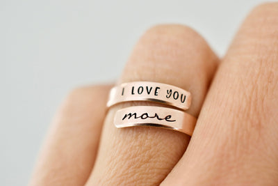 I love you more Wrap Ring
