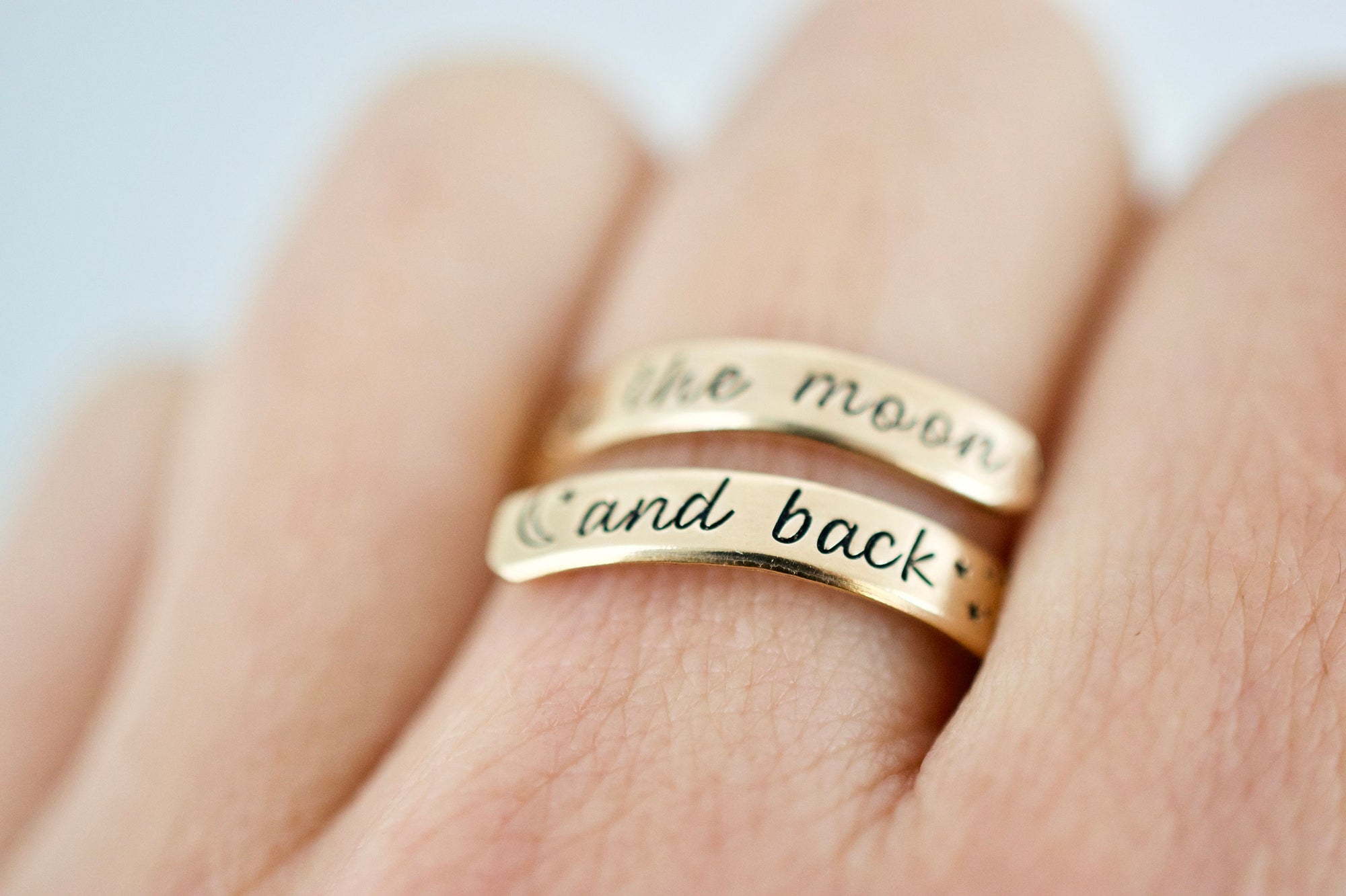 To the Moon and Back Wrap Ring