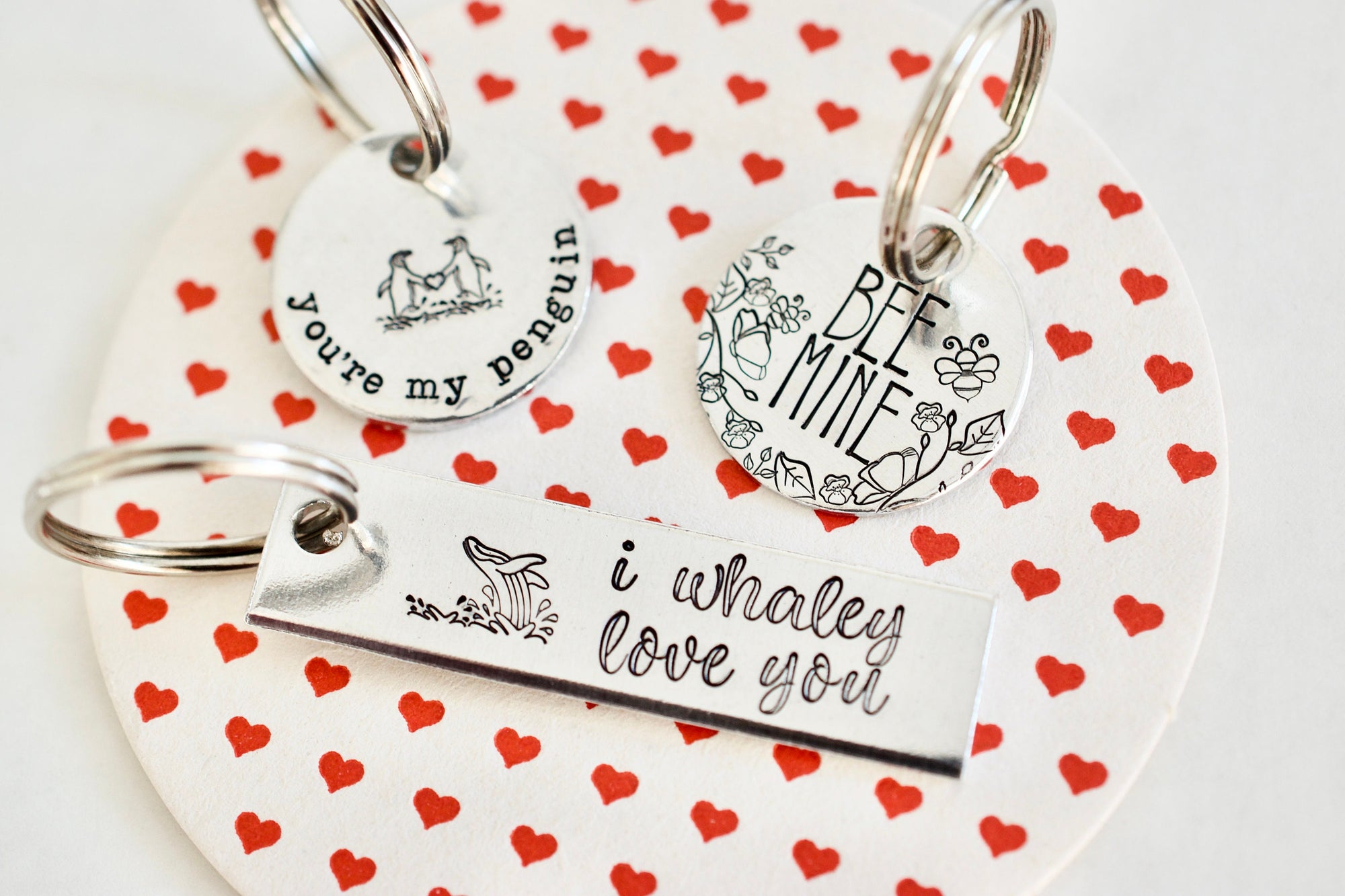 I whaley love you Keychain - Whale Keychain