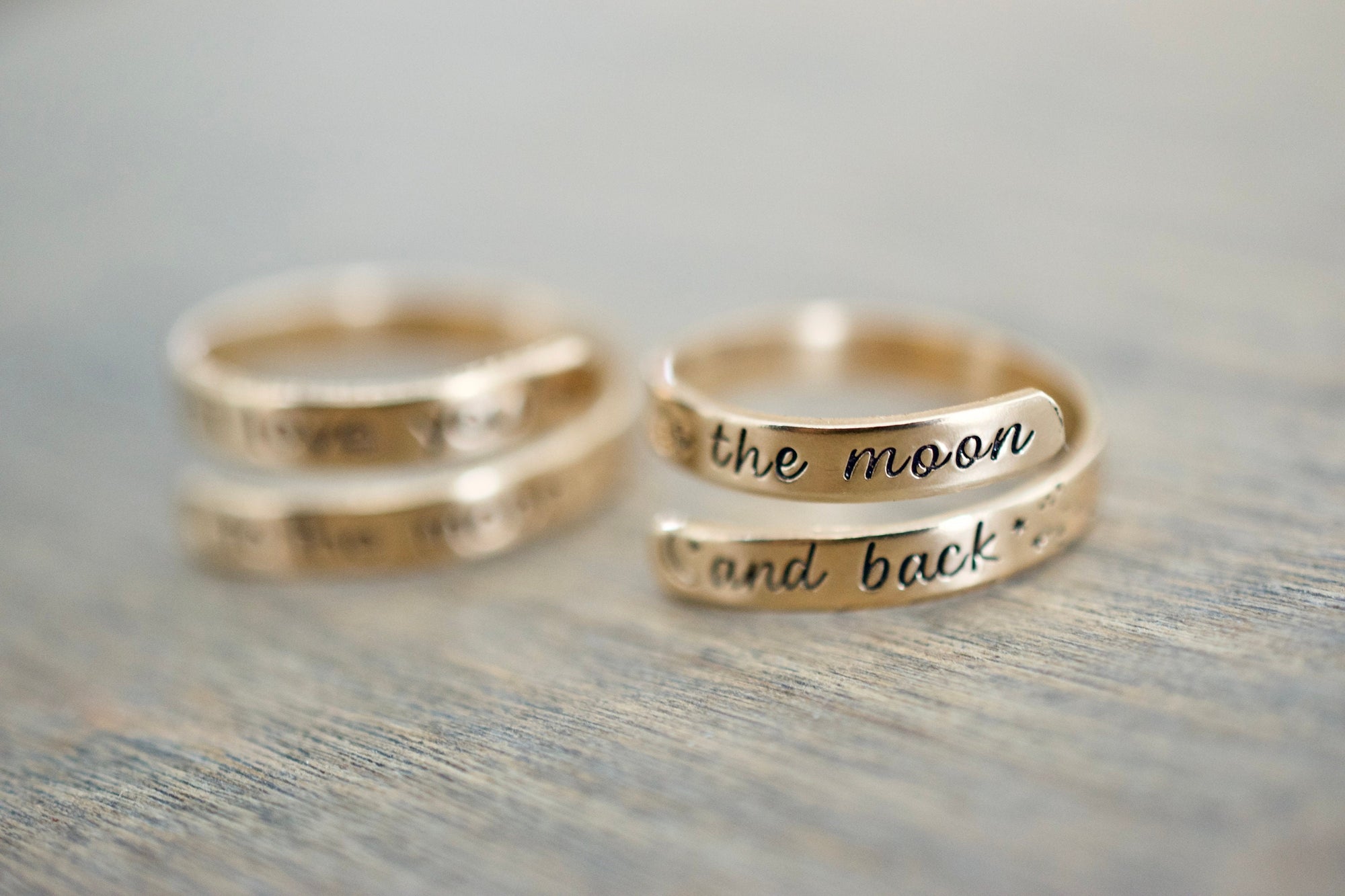 To the Moon and Back Wrap Ring