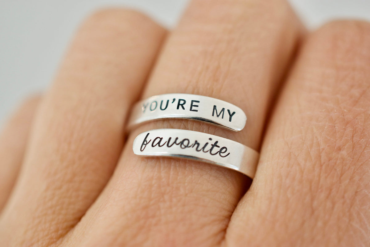 You&#39;re My Favorite Wrap Ring