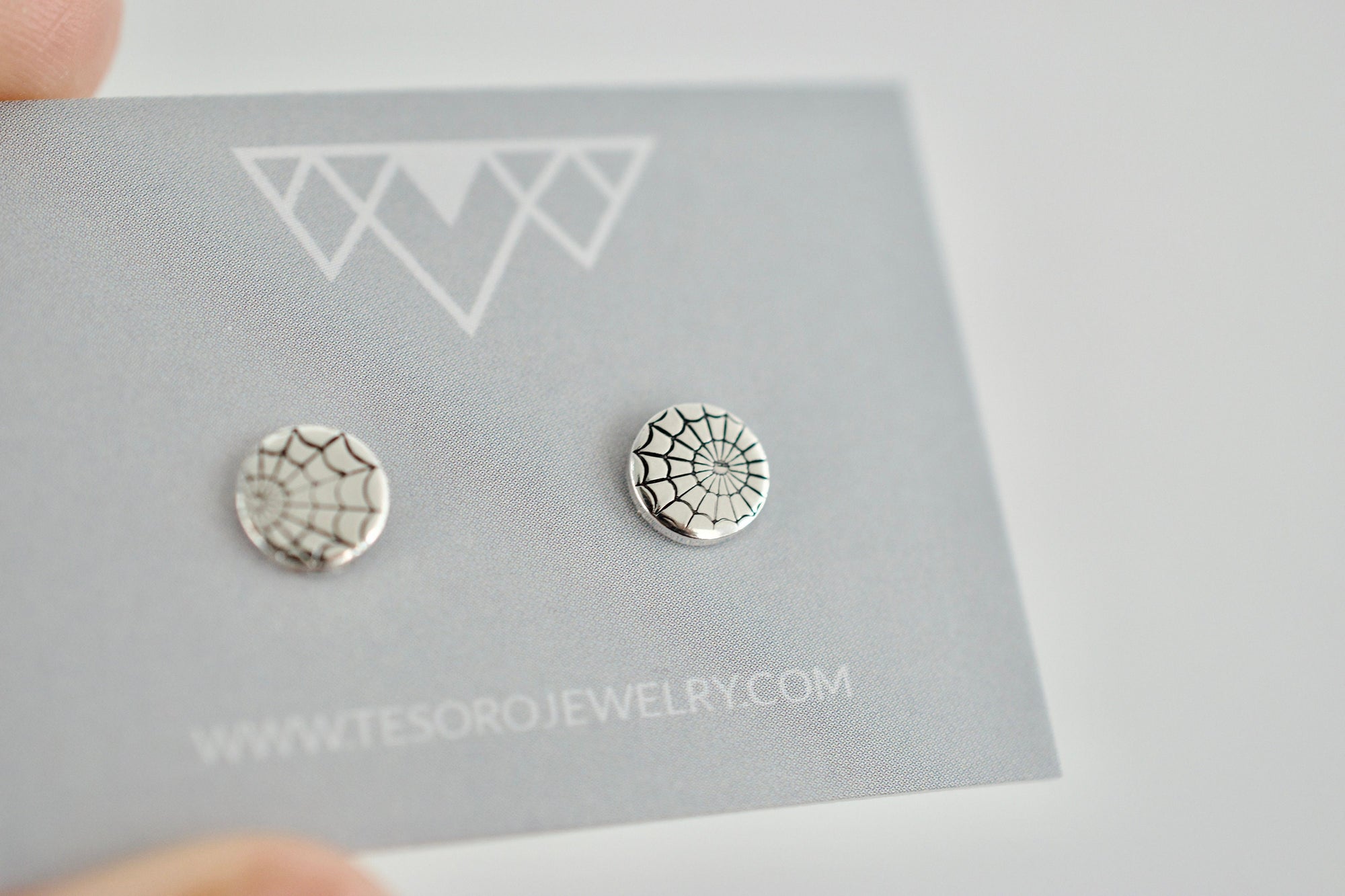 Spider Web Earrings