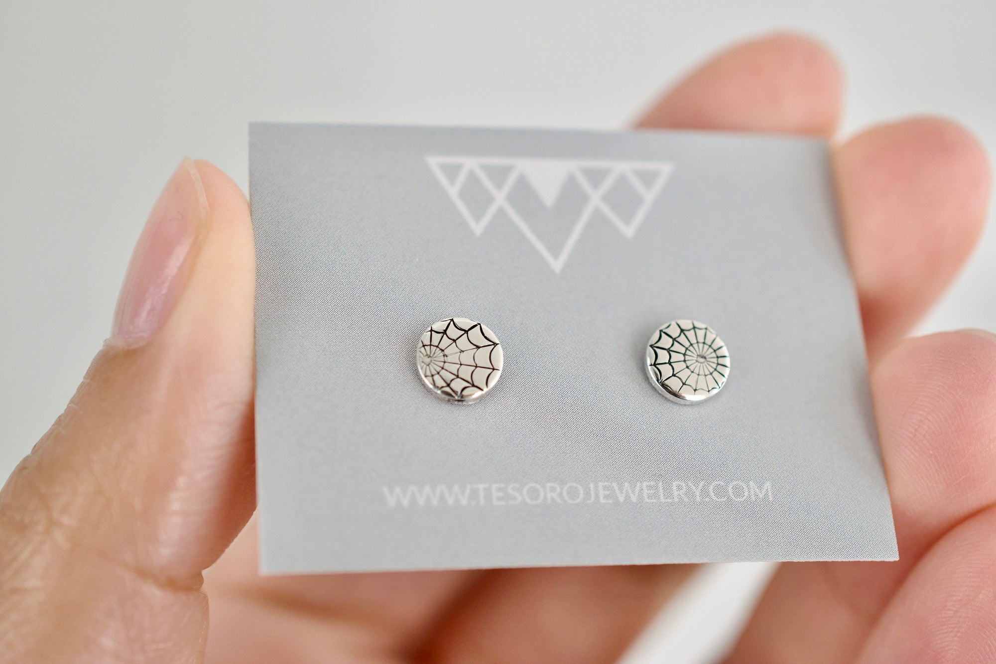 Spider Web Earrings